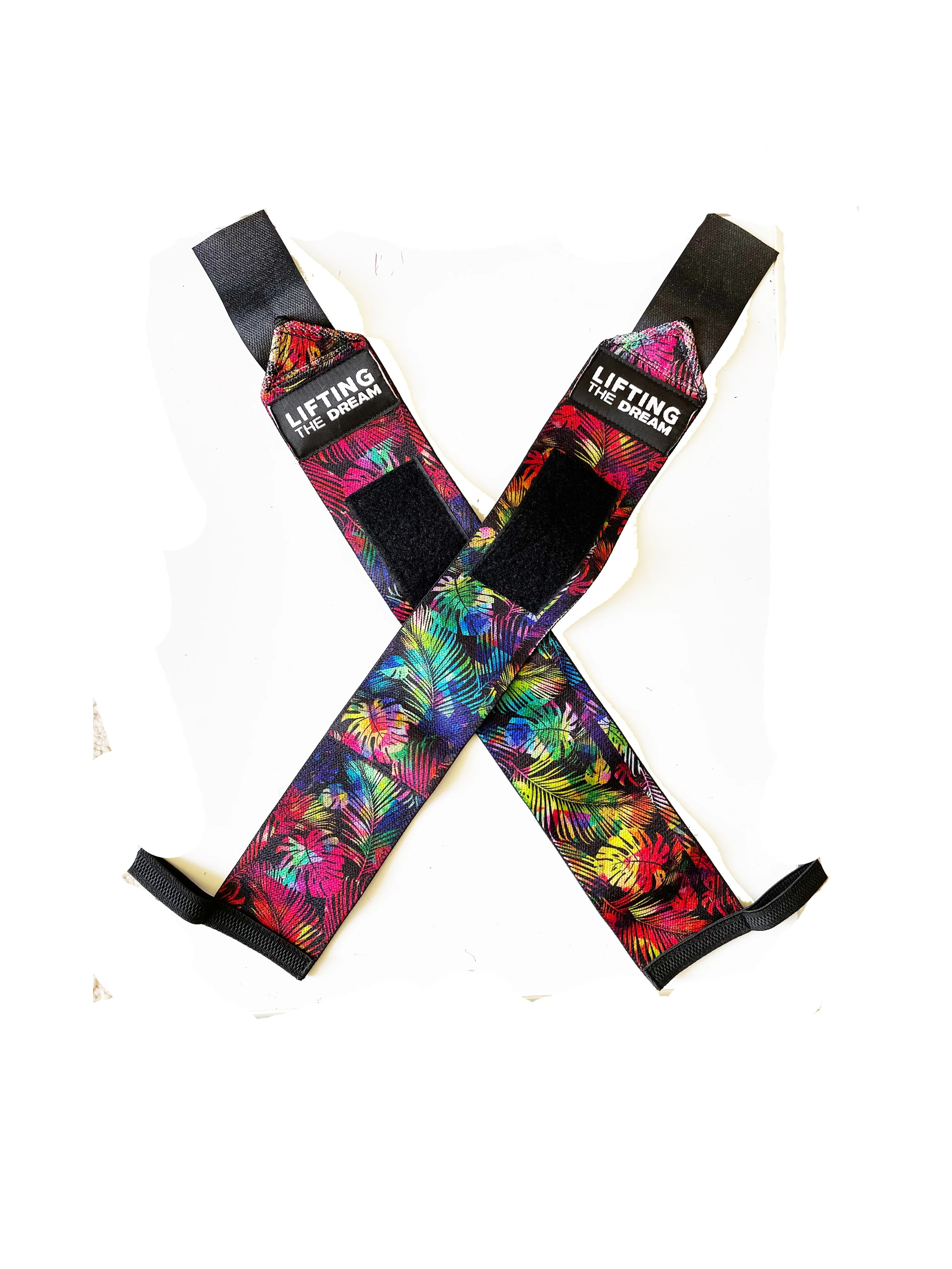 Rainbow Palms Wrist Wraps