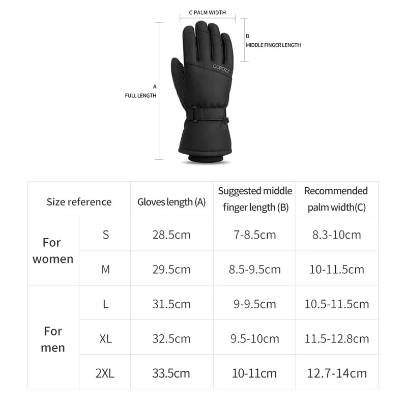 Winty CPZ-1™ Insulated Thermal Breathable Winter Gloves